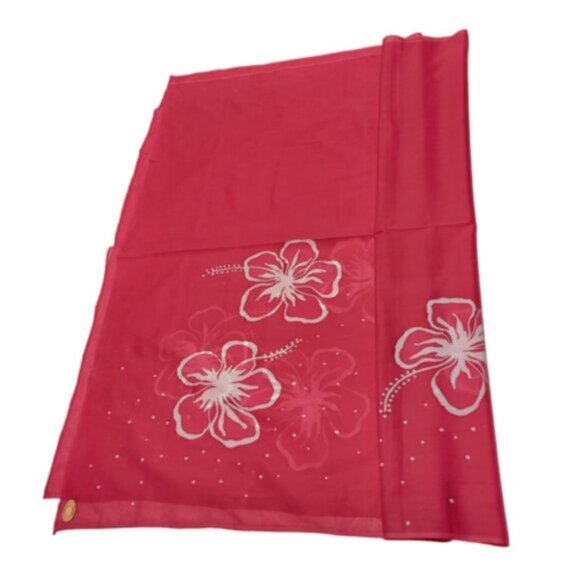 Womens Sarong Cotton Wrap, Handpainted Batik Wrapskirt Beach Pareo Beachwear-NEW - Picture 4 of 5